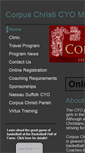 Mobile Screenshot of corpuschristicyo.org
